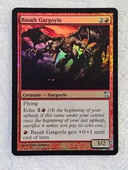 MTG Basalt Gargoyle FOIL - Time Spiral (TSP) #145 Magic Gathering Card U NM - Image 2