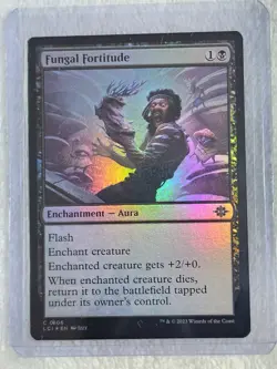 MTG Fungal Fortitude FOIL The Lost Caverns of Ixalan #106 Magic Card NM - Image 4