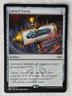 MTG Cursed Totem #295 Modern Horizons 2 2021 Magic Gathering Card Rare NM - Image 2