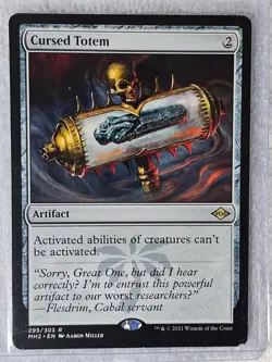 MTG Cursed Totem #295 Modern Horizons 2 2021 Magic Gathering Card Rare NM - Image 4