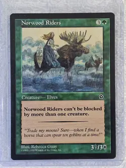 MTG Norwood Riders - Portal Second Age (P02) 1998 Magic Gathering Card NM - Image 5