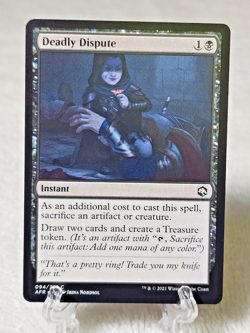 MTG Deadly Dispute - Adventures in the Forgotten Realms #94 Magic Card NM - Image 1