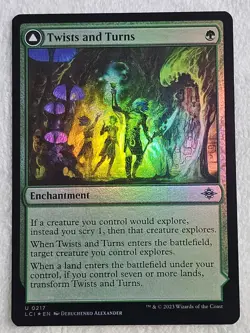 MTG Twists and Turns FOIL #217 The Lost Caverns of Ixalan Card U NM - Image 1