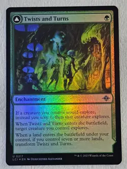 MTG Twists and Turns FOIL #217 The Lost Caverns of Ixalan Card U NM - Image 3