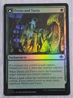 MTG Twists and Turns FOIL #217 The Lost Caverns of Ixalan Card U NM - Image 5