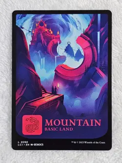 MTG Mountain (0290) - The Lost Caverns of Ixalan (LCI) Magic Card LAND NM - Image 1