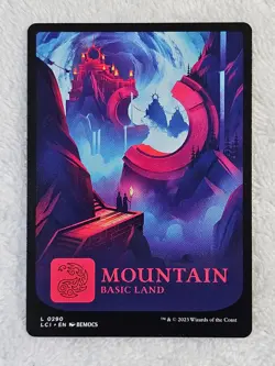 MTG Mountain (0290) - The Lost Caverns of Ixalan (LCI) Magic Card LAND NM - Image 2