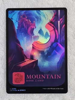 MTG Mountain FOIL (0290) - The Lost Caverns of Ixalan (LCI) Magic Card LAND NM - Image 1