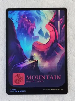 MTG Mountain FOIL (0290) - The Lost Caverns of Ixalan (LCI) Magic Card LAND NM - Image 2