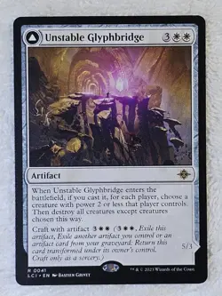 MTG Unstable Glyphbridge - The Lost Caverns of Ixalan #41 Magic Card Rare NM - Image 3