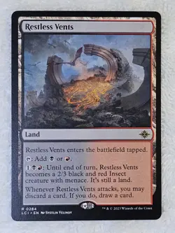 MTG Restless Vents - The Lost Caverns of Ixalan #284 Card Rare NM - Image 2