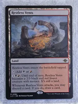 MTG Restless Vents - The Lost Caverns of Ixalan #284 Card Rare NM - Image 4