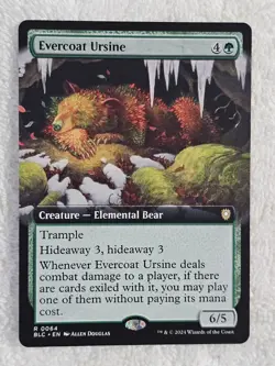 MTG Evercoat Ursine (Extended Art) #64 Bloomburrow (BLB) Magic Card Rare NM - Image 2