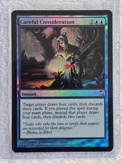 MTG Careful Consideration FOIL - Time Spiral (TSP) #52 Magic Card U NM - Image 4