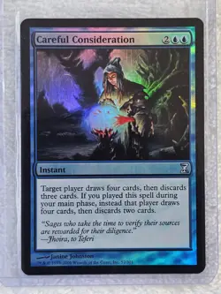 MTG Careful Consideration FOIL - Time Spiral (TSP) #52 Magic Card U NM - Image 5