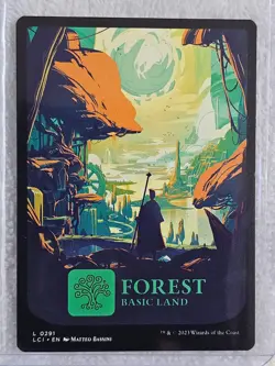 MTG Forest (0291) - The Lost Caverns of Ixalan (LCI) Magic Card LAND NM - Image 4