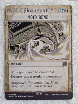 MTG Void Rend Outlaws of Thunder Junction (OTJ) #59 Magic Card Rare NM - Image 2