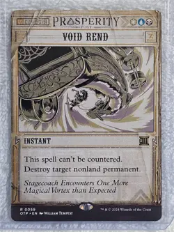 MTG Void Rend Outlaws of Thunder Junction (OTJ) #59 Magic Card Rare NM - Image 4