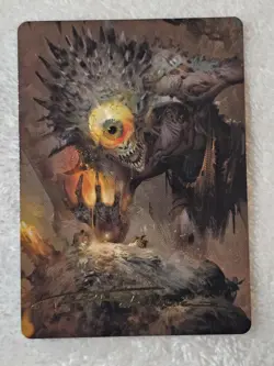 MTG Nothic Art Card Gold-Stamped Signature #25 Battle for Baldur's Gate NM - Image 1