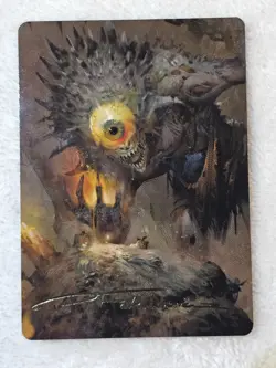 MTG Nothic Art Card Gold-Stamped Signature #25 Battle for Baldur's Gate NM - Image 2