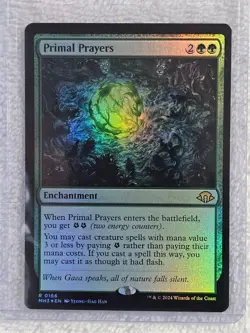 MTG Primal Prayers FOIL - Modern Horizons 3 (MH3) #166 Magic Card Rare NM - Image 5