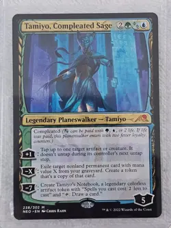 MTG Tamiyo, Compleated Sage #238 Kamigawa Neon Dynasty Magic Card Mythic NM - Image 5
