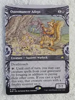 MTG Osteomancer Adept (Showcase) #312 Bloomburrow (BLB) Magic Card Rare NM - Image 2