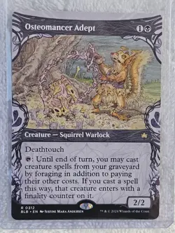 MTG Osteomancer Adept (Showcase) #312 Bloomburrow (BLB) Magic Card Rare NM - Image 5