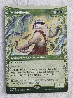 MTG Scrapshooter (Showcase) #324 Bloomburrow (BLB) Magic Card Rare NM - Image 1