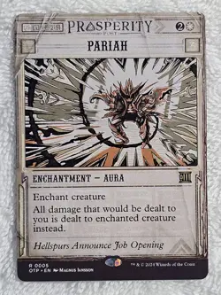 MTG Pariah Outlaws of Thunder Junction (OTP) #5 Magic Card Rare NM - Image 1