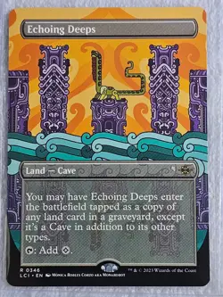 MTG Echoing Deeps (Borderless) #346 The Lost Caverns of Ixalan Card Rare NM - Image 4