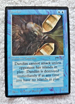 MTG Dandan Arabian Nights 1993 Magic Gathering Card Near Mint Vintage - Image 1