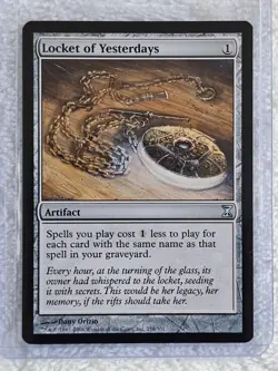 MTG Locket of Yesterdays - Time Spiral (TSP) #258 Magic Gathering Card U NM - Image 4