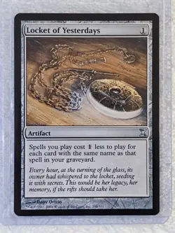 MTG Locket of Yesterdays - Time Spiral (TSP) #258 Magic Gathering Card U NM - Image 5
