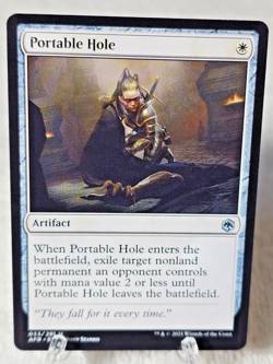 MTG Portable Hole Adventures in the Forgotten Realms #33 Magic Card NM - Image 1