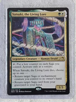 MTG Satsuki, the Living Lore #235 Kamigawa Neon Dynasty Magic Card Rare NM - Image 5
