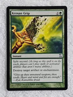 MTG Krosan Grip - Time Spiral (TSP) #202 Magic Gathering Card U NM - Image 1