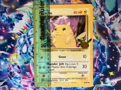 Pokemon Pikachu Basic 58/102 Oversized Jumbo Card - Image 5