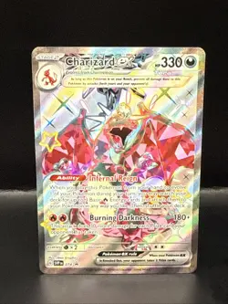Pokemon Card TCG - Charizard ex SVP 074 Black Star Promo Scarlet & Violet - Image 1