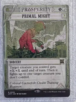 MTG Primal Might Outlaws of Thunder Junction (OTP) #32 Magic Rare NM - Image 4