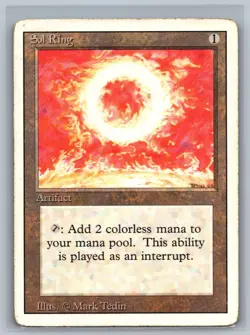Magic The Gathering Revised Edition Sol Ring MTG TCG CCG 3rd - Image 1