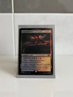 MTG Mount Doom Foil LOTR Tales of Middle-earth #258 NM - Image 1