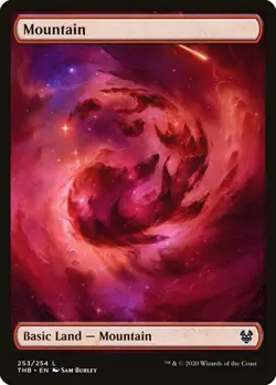 1x - MOUNTAIN - #253 - Full Art - Theros Beyond Death - NM MTG - Image 1