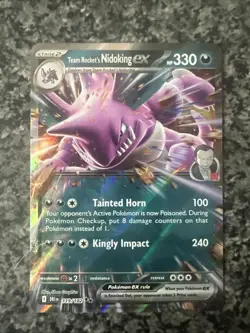 Team Rocket's Nidoking Ex 119/182 - Double Rare - Destined Rivals - Pokemon TCG - Image 1