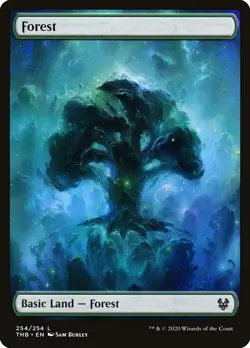 1x - FOREST - #254 - Full Art - Theros Beyond Death - NM MTG - Image 1