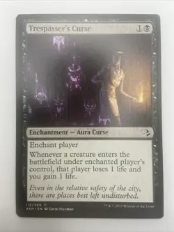 MTG Amonkhet Trespasser’s Curse 112/269 NM - Image 1