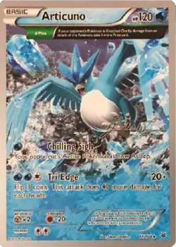 POKEMON PROMO CARD - WORLD CHAMPIONSHIPS 2015 -ARTICUNO 17/108 (FULL ART) MP - Image 1