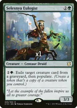 MTG Commander 2019 C19 Selesnya Eulogist MINT - Image 1