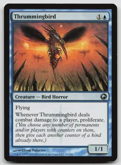 MTG Thrummingbird U Scars of Mirrodin 47 LP - Image 1