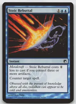 MTG Stoic Rebuttal C Scars of Mirrodin 46 LP - Image 1